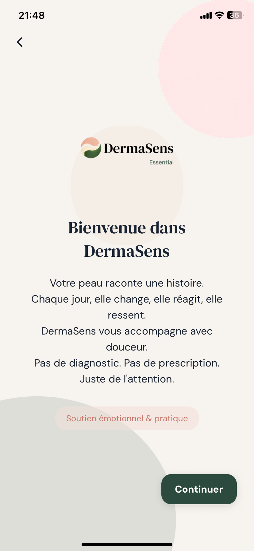 Bienvenue dans DermaSens
